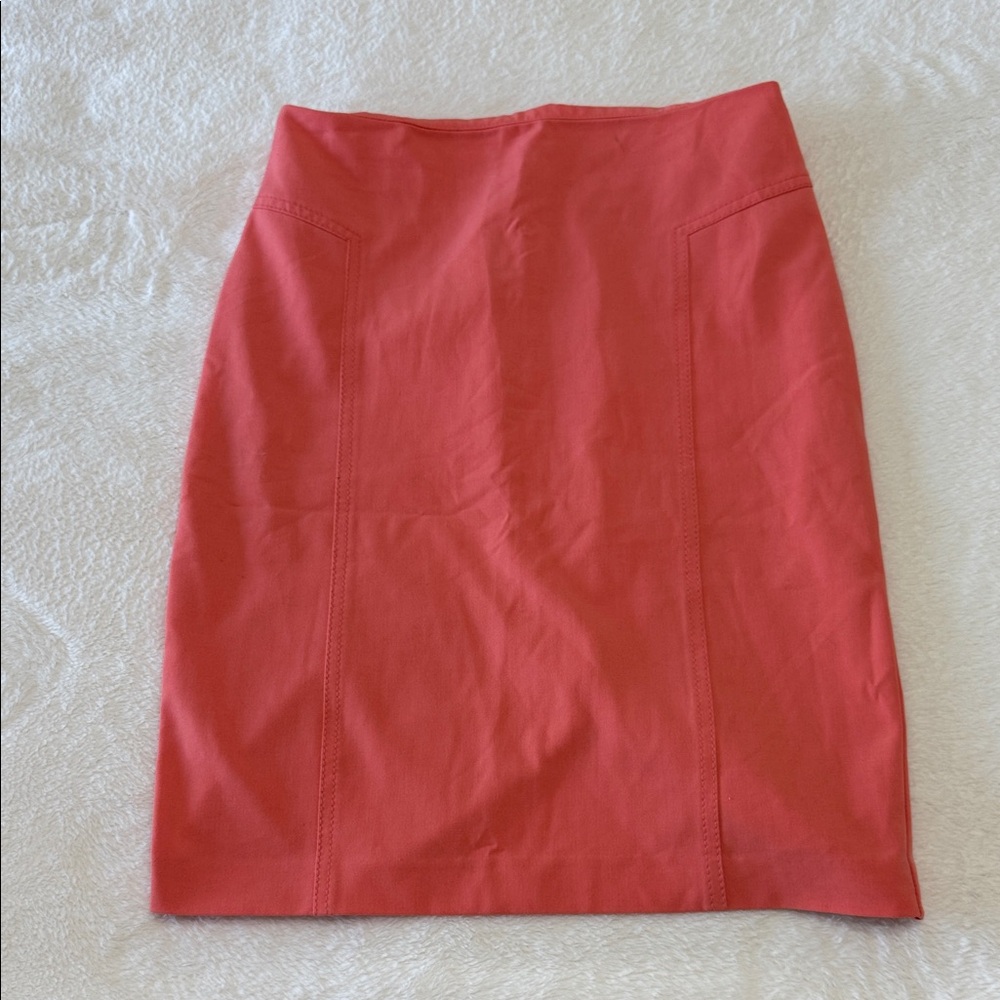 New York & Company Vibrant peach Pencil Skirt